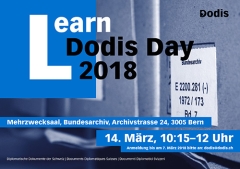 Flyer Learn Dodis Day 2018 Flyer Learn Dodis Day 2018