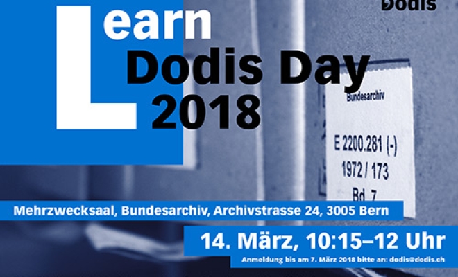 Flyer Learn Dodis Day 2018